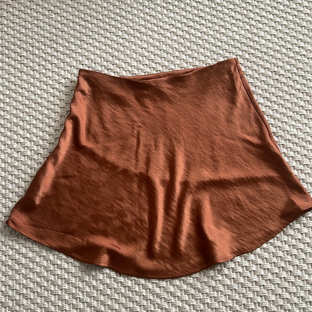 Sage + Paige Satin Skirt & OS Sweater - Picture 7 of 9